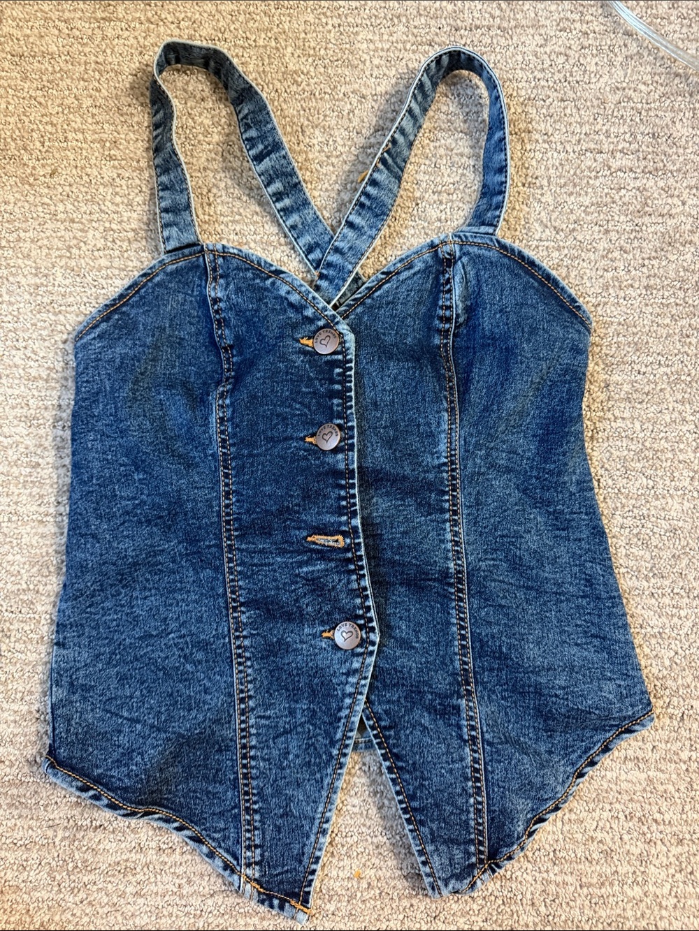 Denim Button up Top